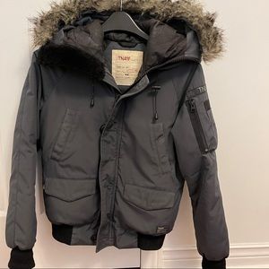 TNA Ronne Short Grey Parka